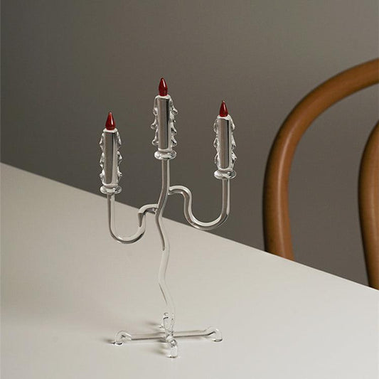 URF - Candle Holder Glass Art Decoration-Furnishings- A Bit Sleepy | Homedecor Concept Store