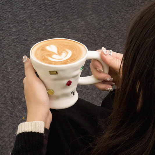 URF - Gems Party Jewelry Coffee Mug-Drinkware- A Bit Sleepy | Homedecor Concept Store