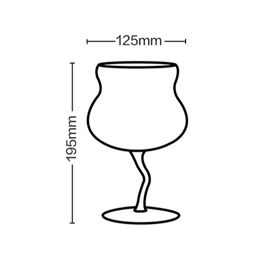 URF - Pear Crystal Glass Beer and Wine Goblet-Drinkware- A Bit Sleepy | Homedecor Concept Store